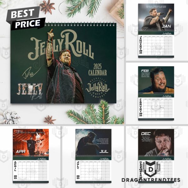 Jelly Roll Signature 2025 Calendar