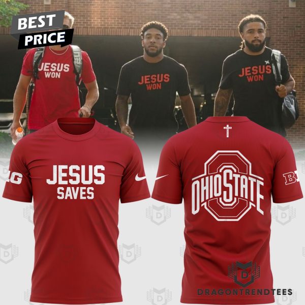 Jesus Saves Ohio State Buckeyes Basketball 3D T-Shirt