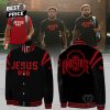 Jesus Won Ohio State Buckeyes Baseball Jacket – Red