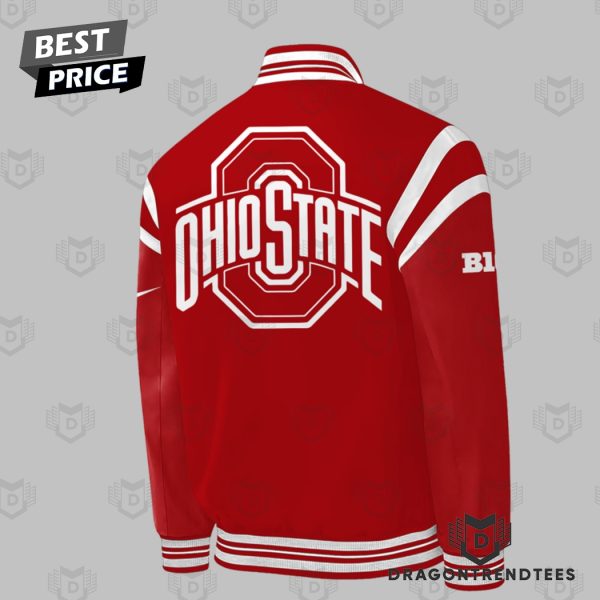 Jesus Won Ohio State Buckeyes Baseball Jacket – Red