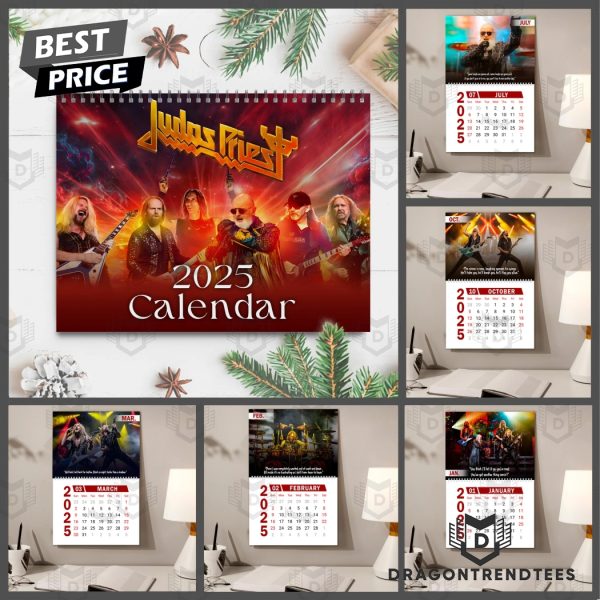 Judas Priest Happy 2025 Calendar