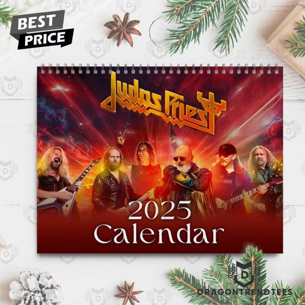 Judas Priest Happy 2025 Calendar