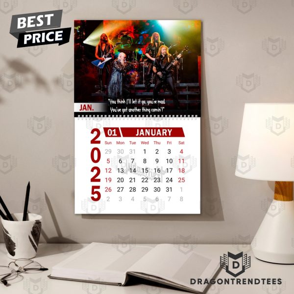 Judas Priest Happy 2025 Calendar