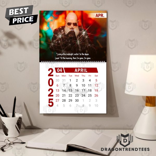 Judas Priest Happy 2025 Calendar