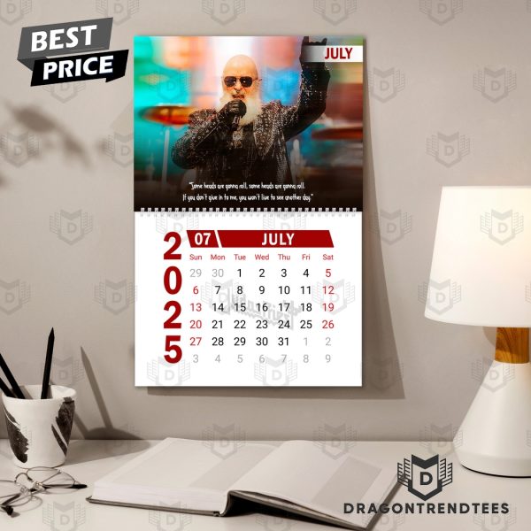 Judas Priest Happy 2025 Calendar