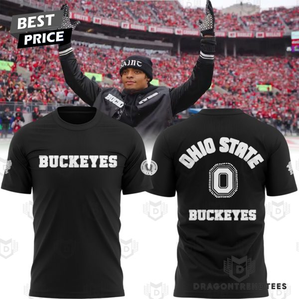 Justin Fields Ohio State Buckeyes Football 3D T-Shirt