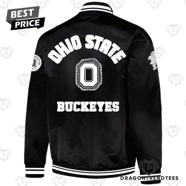 Justin Fields Ohio State Buckeyes Football Baseball Jacket