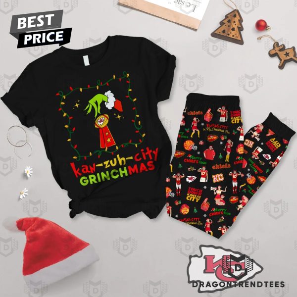 Kan-Zuh-City Grinchmas Pajamas Set