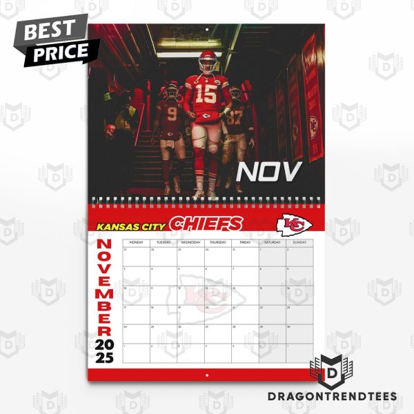 Kansas City Chiefs 2025 Daily Sports Calendar