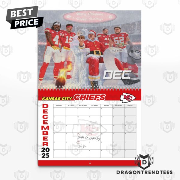 Kansas City Chiefs 2025 Daily Sports Calendar