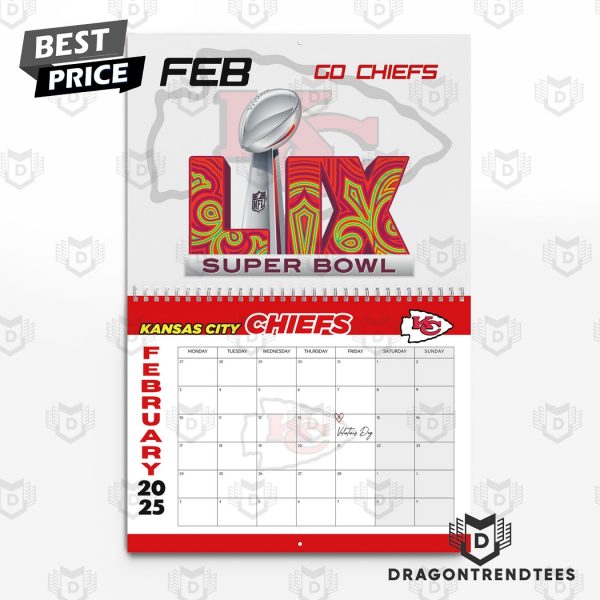 Kansas City Chiefs 2025 Daily Sports Calendar