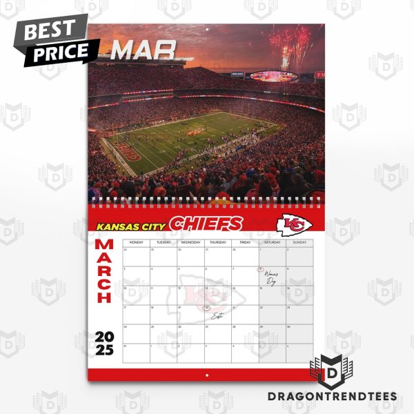 Kansas City Chiefs 2025 Daily Sports Calendar