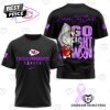 Kansas City Chiefs Tackle Pancreatic Cancer – Go Fight Win 3D T-Shirt – White