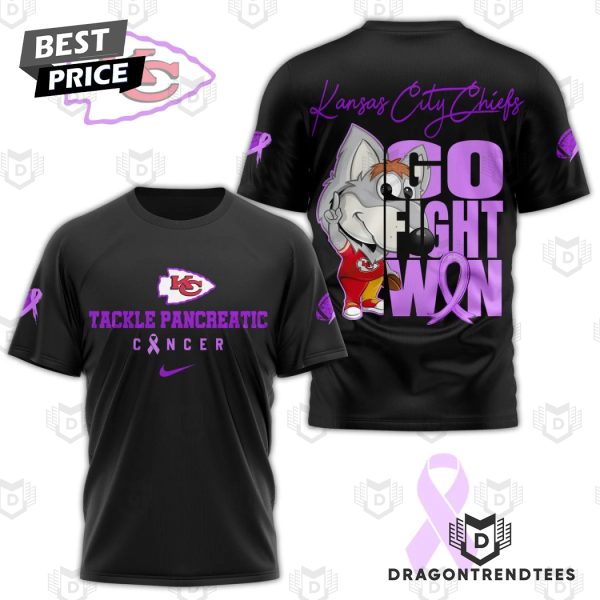 Kansas City Chiefs Tackle Pancreatic Cancer – Go Fight Win 3D T-Shirt