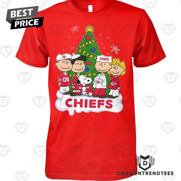 Kansas City Chiefs x Snoopy Merry Christmas Unisex T-Shirt