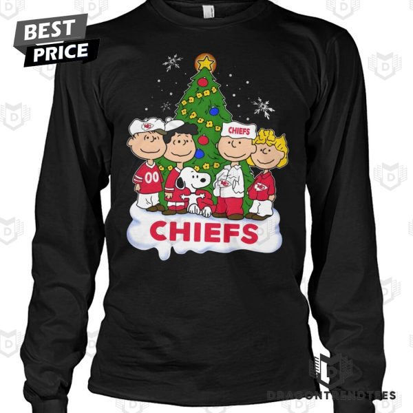 Kansas City Chiefs x Snoopy Merry Christmas Unisex T-Shirt