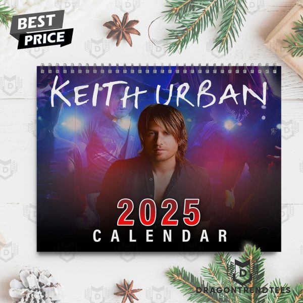 Keith Urban Happy New Year 2025 Calendar