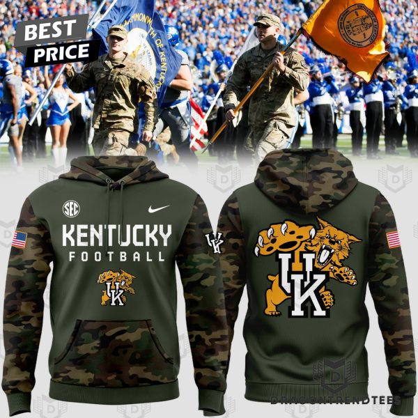 Kentucky Wildcats Football 2024 Military Appreciation Hoodie