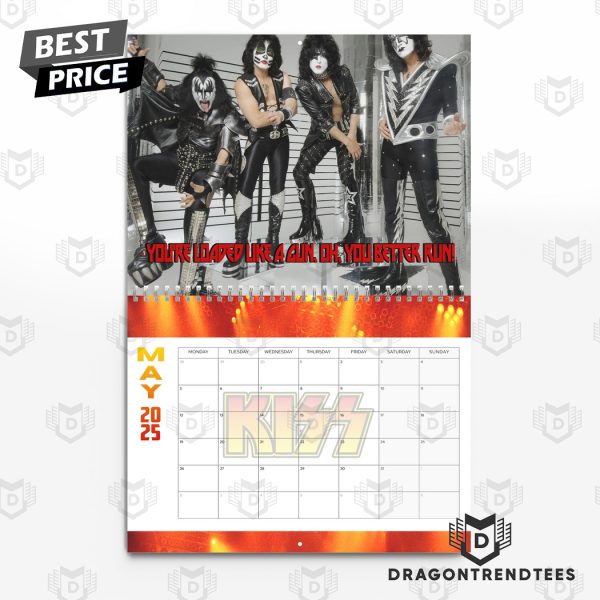 KISS New Year 2025 Calendar