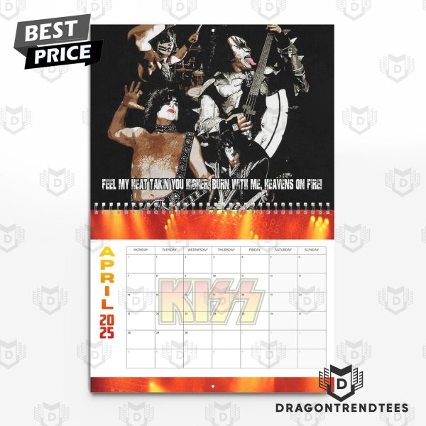 KISS New Year 2025 Calendar