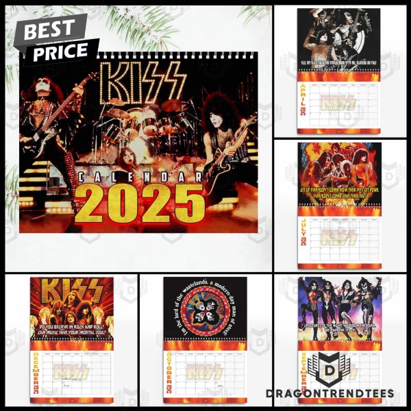 KISS New Year 2025 Calendar