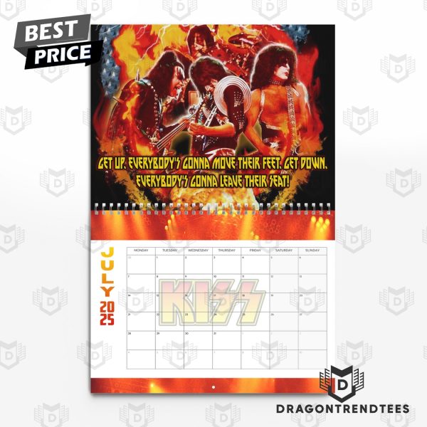 KISS New Year 2025 Calendar