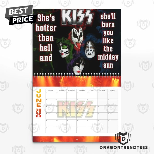 KISS New Year 2025 Calendar