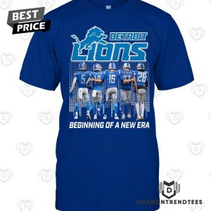 Detroit Lions Beginning Of A New Era Signature Unisex T-Shirt