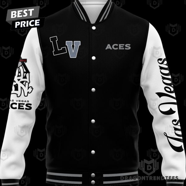 Las Vegas Aces Logo Baseball Jacket