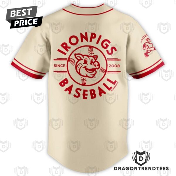 Lehigh Valley IronPigs 50s-style Fauxback Baseball Jersey