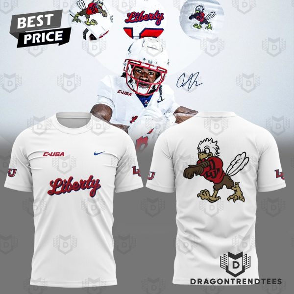 Liberty Flames Football Logo Design 3D T-Shirt