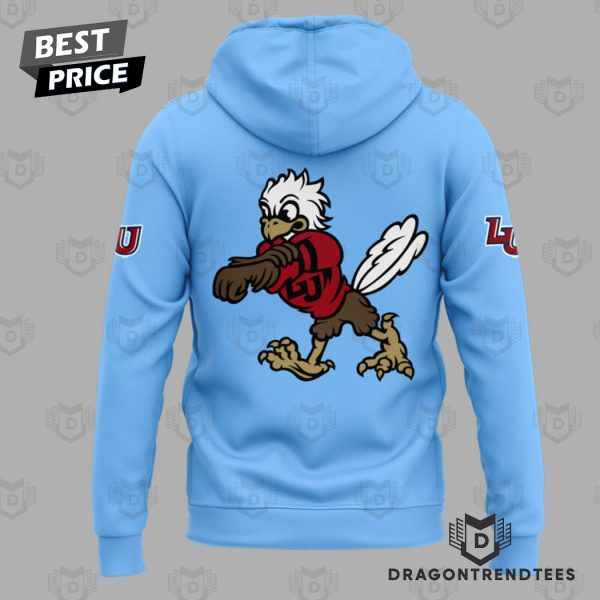 Liberty Flames Football Logo Special Hoodie – Blue