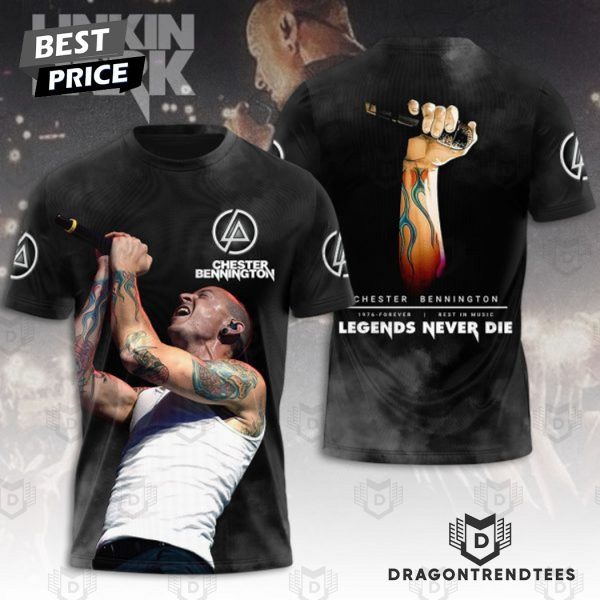 Linkin Park x Chester Bennington Legend Never Die 3D T-Shirt