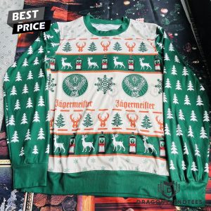 Jagermeister Liqueur Ugly Christmas Sweater