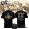 Los Angeles Dodgers 2024 World Series Champions Players Signature 3D T-Shirt