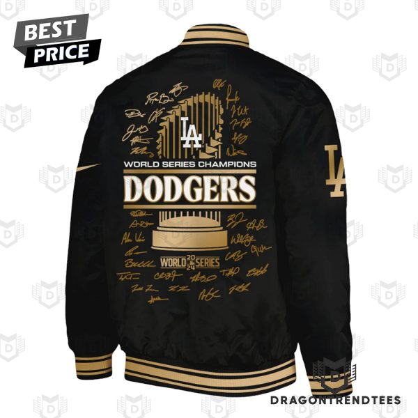 Los Angeles Dodgers 2024 World Series Champions Players Signature Baseball Jacket