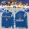 Los Angeles Dodgers 2024 World Series Champions Players Signature Baseball Jacket