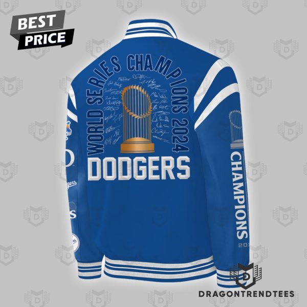 Los Angeles Dodgers Autographed Fanatics World Series Champions 2024 Baseball Jacket