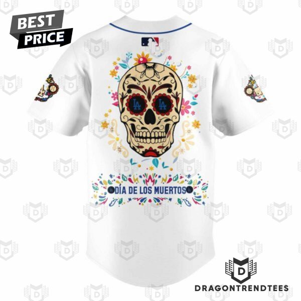 Los Angeles Dodgers Dia De Los Muertos Baseball Jersey