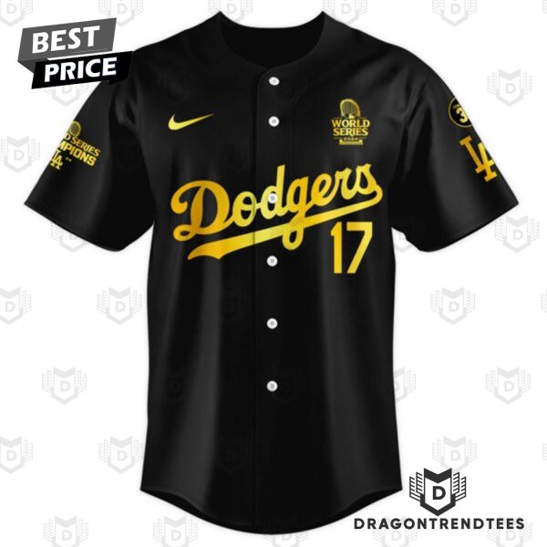 Los Angeles Dodgers Shohei Ohtani 2024 World Series Champions Player Baseball Jersey