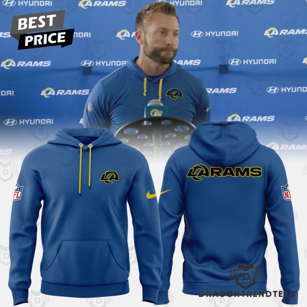 Los Angeles Rams Logo Design Hoodie – Blue