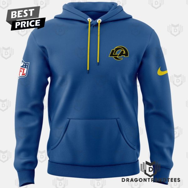 Los Angeles Rams Logo Design Hoodie – Blue