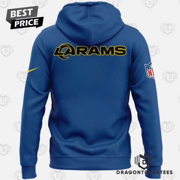 Los Angeles Rams Logo Design Hoodie – Blue