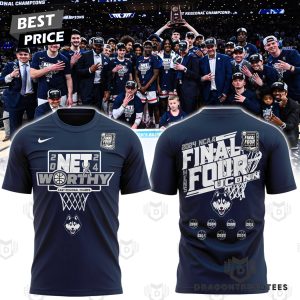 Uconn Huskies Men Basketball FINAL FOUR 2024 3D T-Shirt