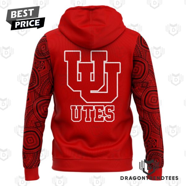 Malama Lahaina Utah Utes Football Hoodie – Red