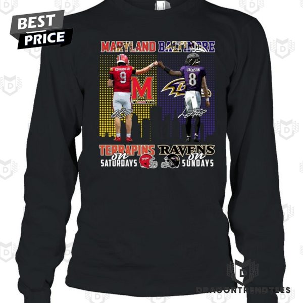 Maryland Terrapins x Baltimore Ravens Signature Unisex T-Shirt