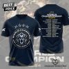 Max Verstappen World Champion 2024 F1 3D T-Shirt