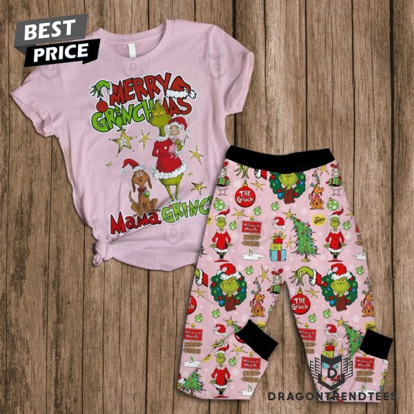 Merry Grinchmas Mama Grinch Pajamas Set