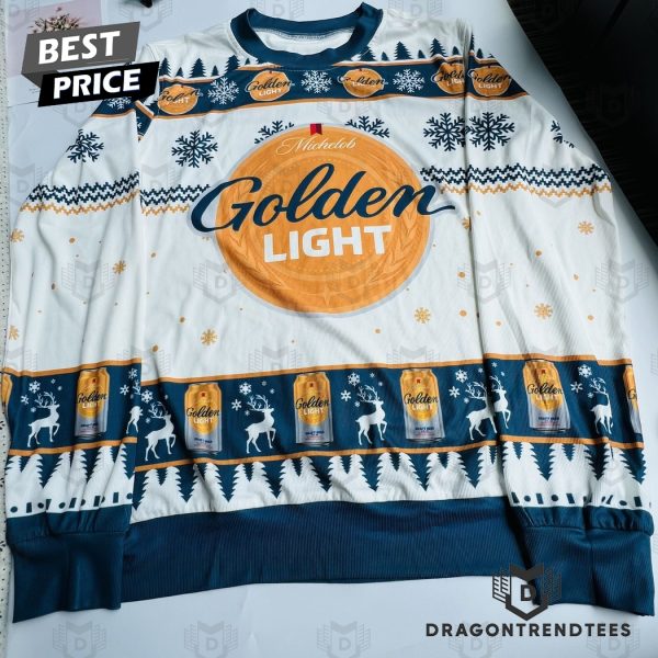 Michelob Golden Light Ugly Christmas Sweater