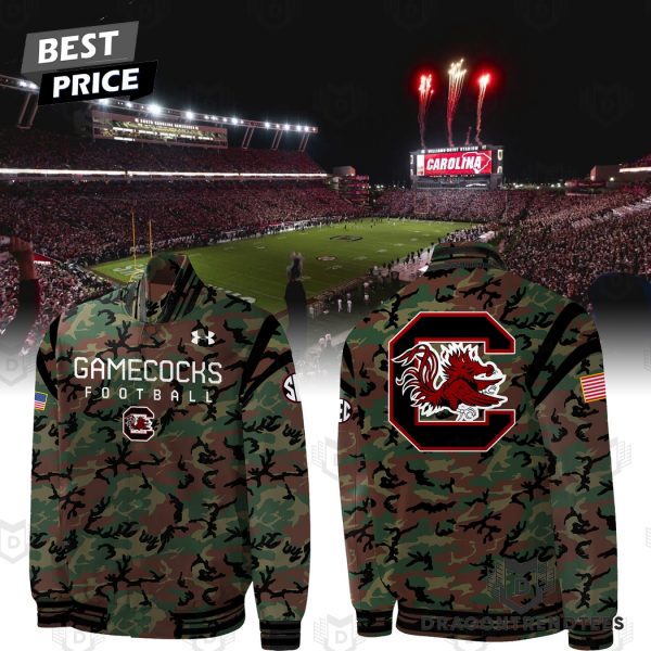 Military Appreciation South Carolina Gamecocks Football Baseball Jacket